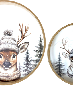 9379 TRAYS SNOWDEER S/2